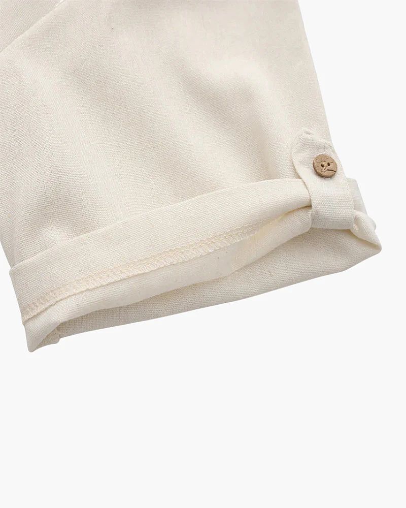Thiago | Sommer Herren Poloshirt aus Leinen mit Brusttasche - Image 5
