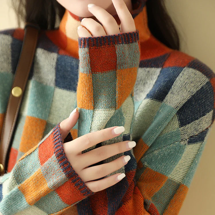Van Gogh Warmer Luxus-Kaschmirpullover - Image 6