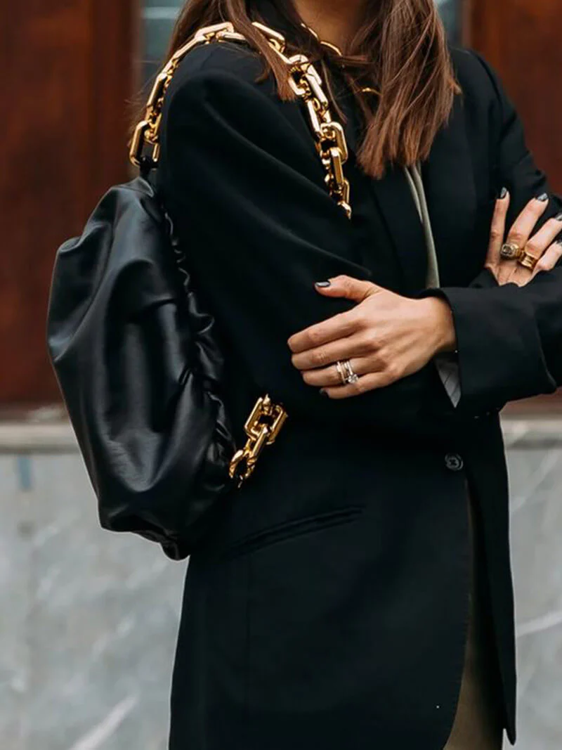 Verena | Moderne Damenhandtasche mit Goldkette - Image 8