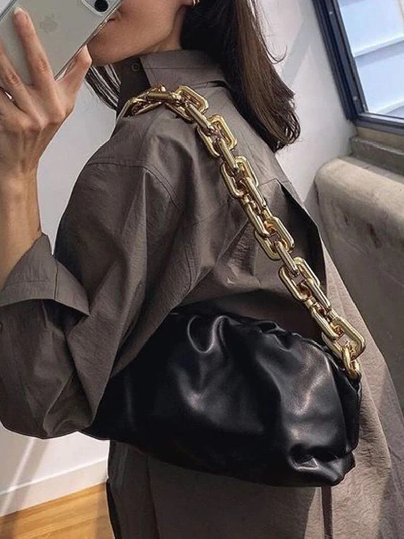 Verena | Moderne Damenhandtasche mit Goldkette - Image 9