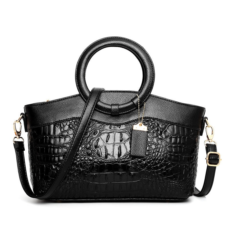 Vesper™ Luxe Handtasche mit Krokodilmuster - Image 3