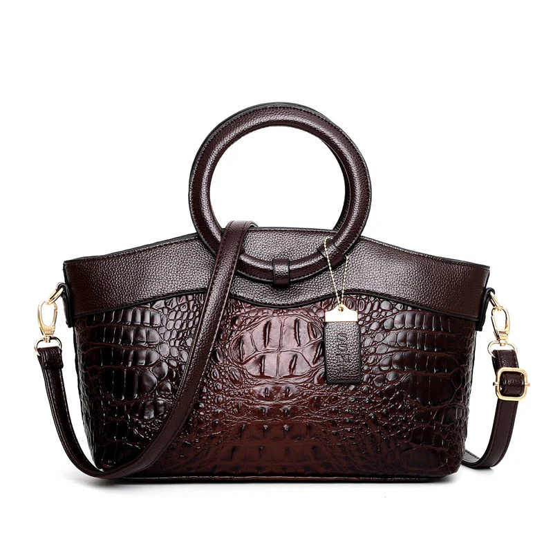 Vesper™ Luxe Handtasche mit Krokodilmuster - Image 4