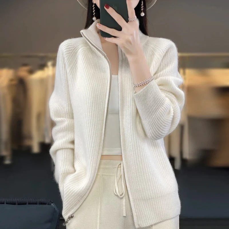 Vienne - Eleganter Zipper-Cardigan - Image 6