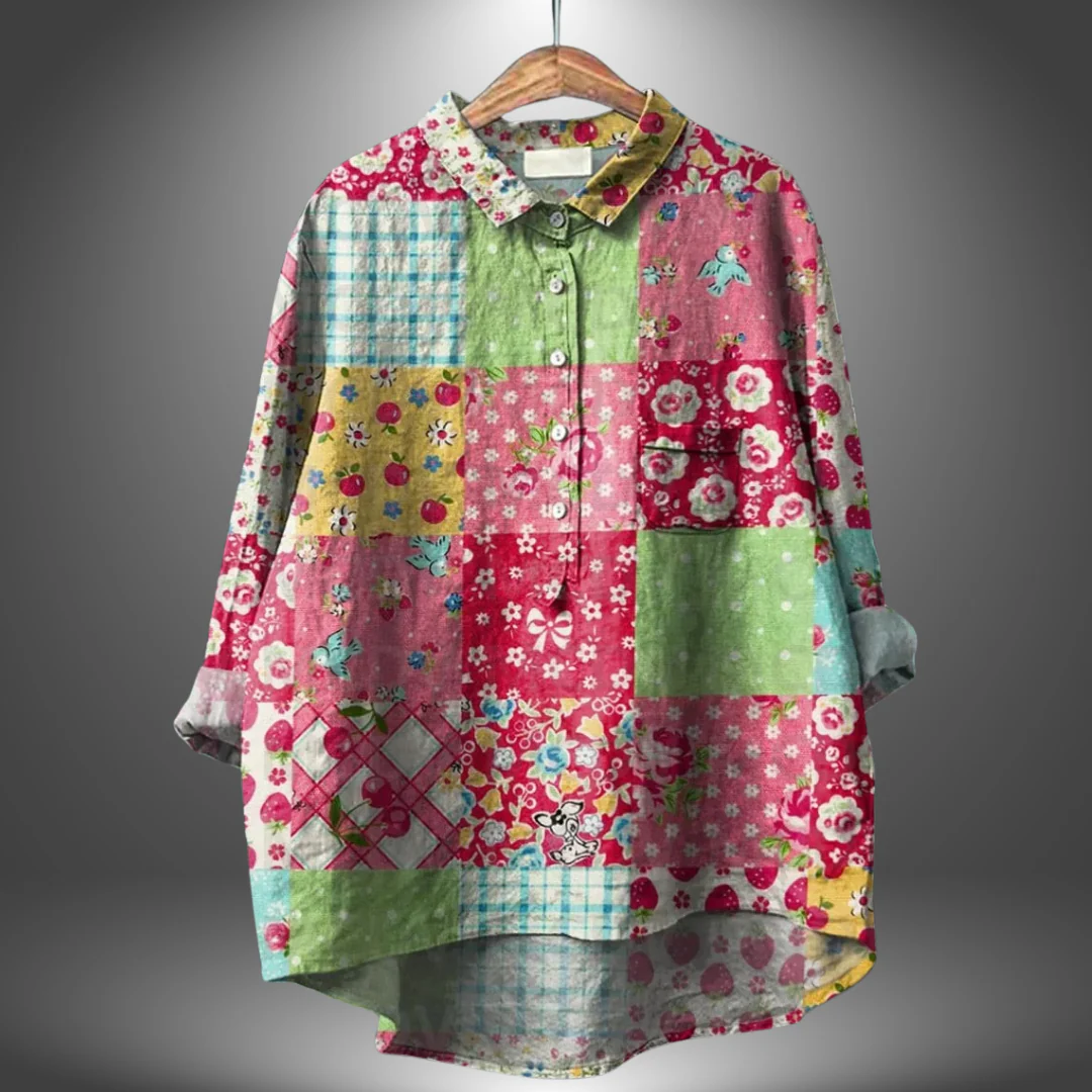 Virginia | Artisan Floral Shirt für Frauen - Image 10