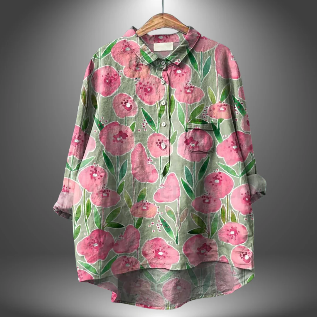 Virginia | Artisan Floral Shirt für Frauen - Image 7