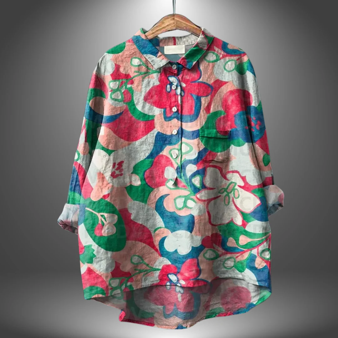 Virginia | Artisan Floral Shirt für Frauen - Image 8