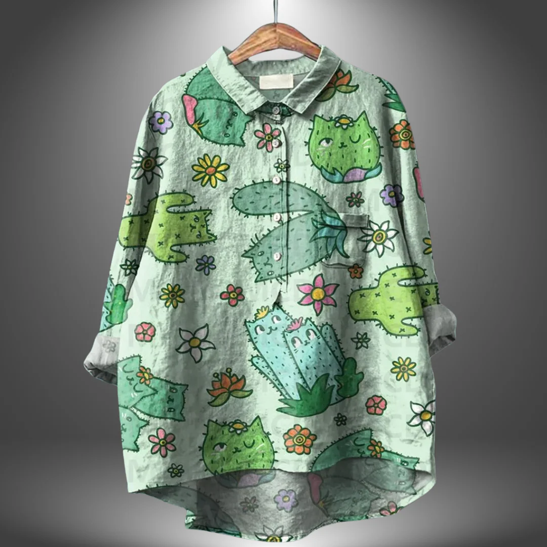 Virginia | Artisan Floral Shirt für Frauen - Image 9