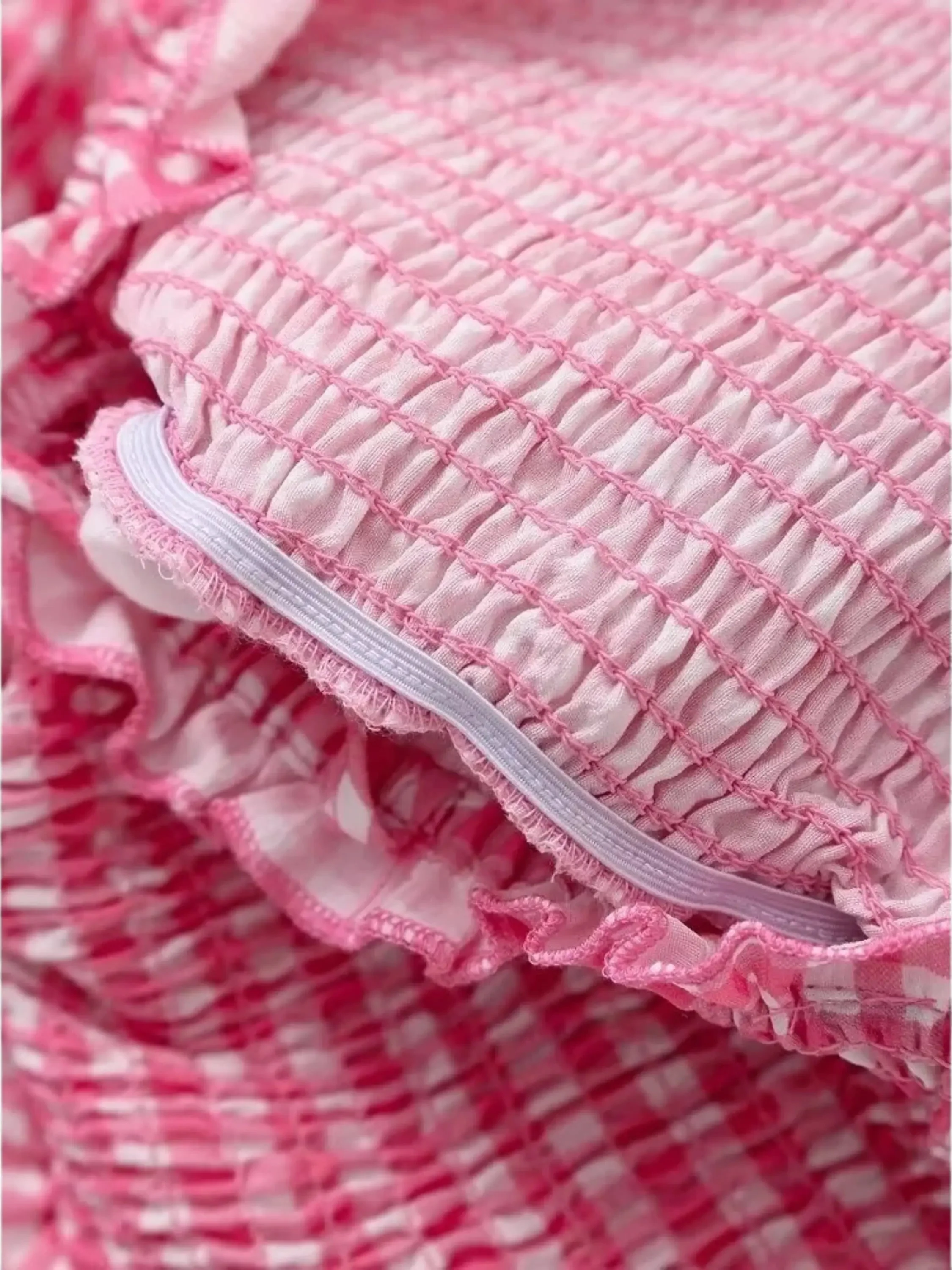 Wibke | Charmantes rosa-weiß kariertes Sommerkleid - Image 5