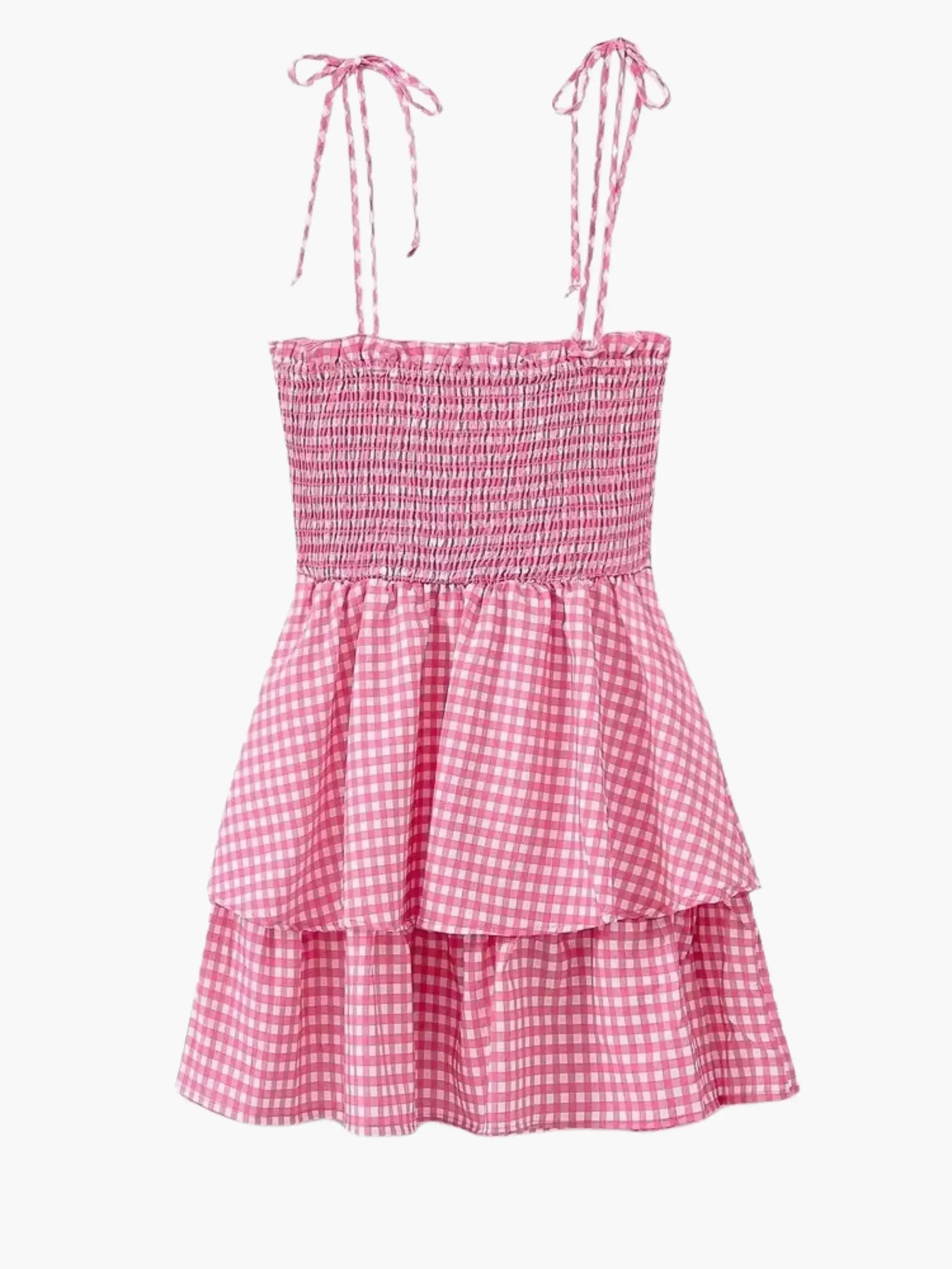 Wibke | Charmantes rosa-weiß kariertes Sommerkleid - Image 7