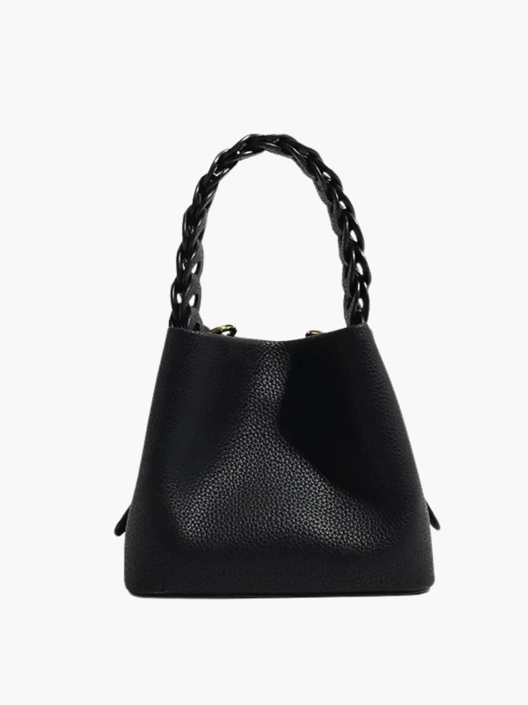 Yamina | Elegante strukturierte Handtasche mit geflochtenem Griff - Image 9