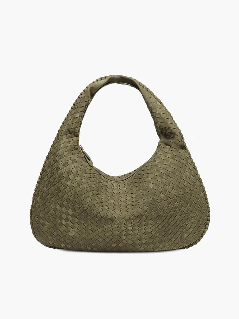 Yvon | Geflochtene Hobo-Tasche aus Wildleder XL - Image 4