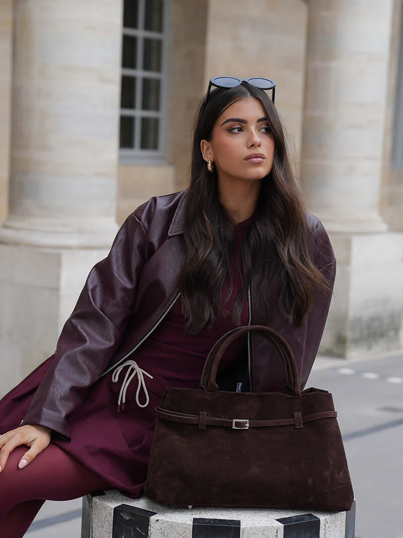 Zella | Luxe Damenhandtas aus Wildleder - Image 4