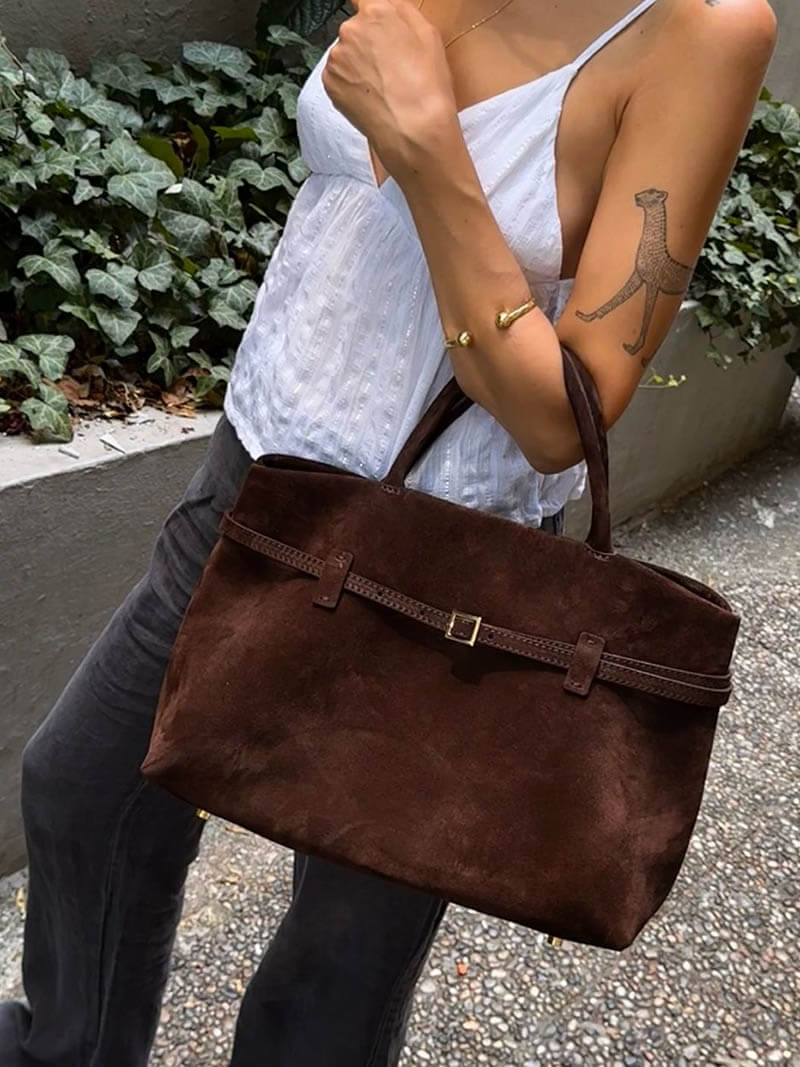 Zella | Luxe Damenhandtas aus Wildleder - Image 9